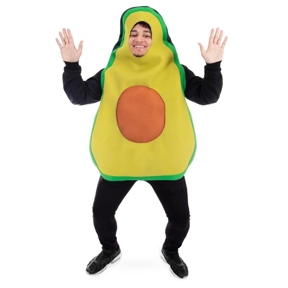New Hauntlook Adult One Size Amazing Avocado Novelty Halloween Costume NWT‎